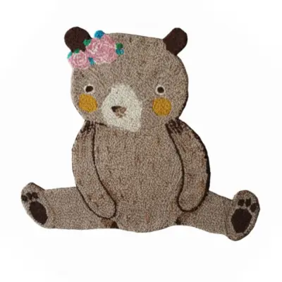 brown bear rug