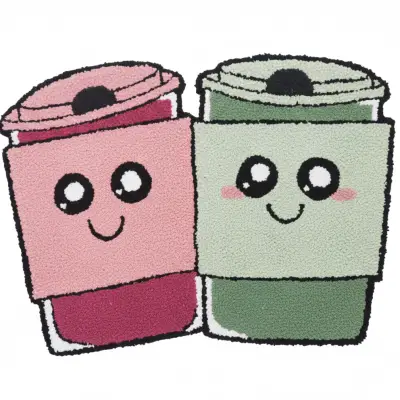 coffee cup rugs