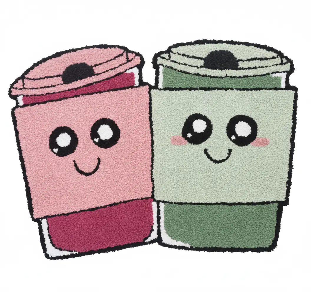 coffee cup rugs