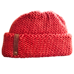 Rusted Orange Single Colour Fisherman Beanie